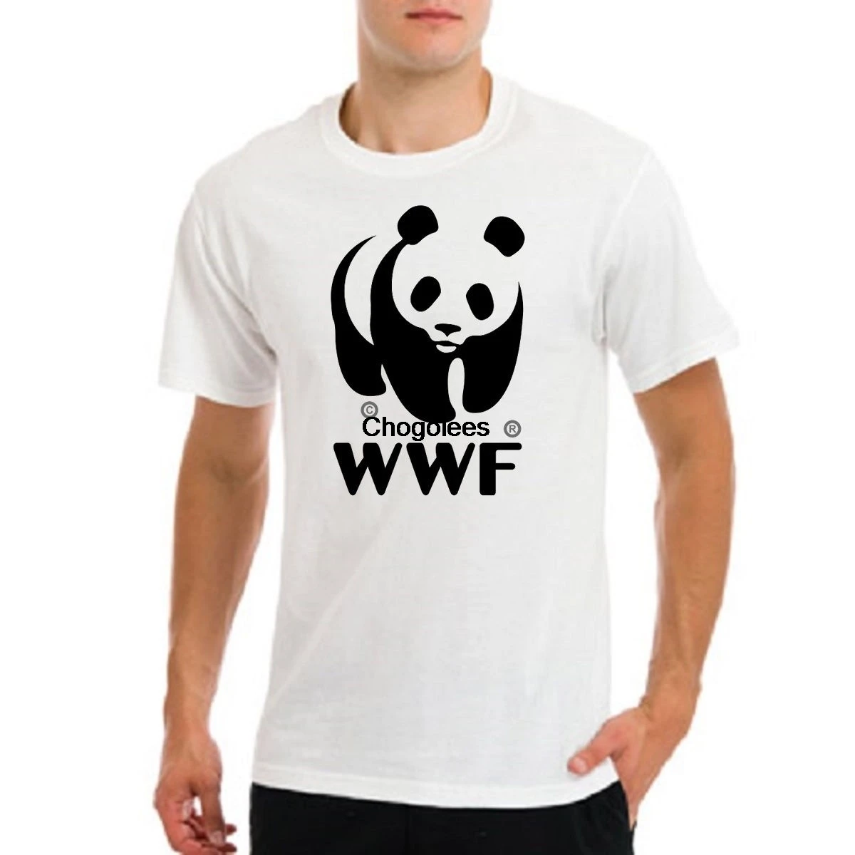 Divertido WWF Panda Logo World Wide Fund Save Animals camiseta | - AliExpress