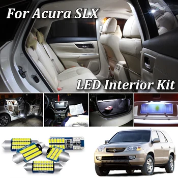 

100% White Canbus led Car interior light Package Kit For Acura SLX led interior Map Dome Trunk License Plate lights (1996-1999)