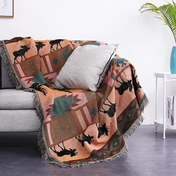 

Bohe Vintage Beach Piano Rugs Home Furniture Sleeper Covering Blanket Baby