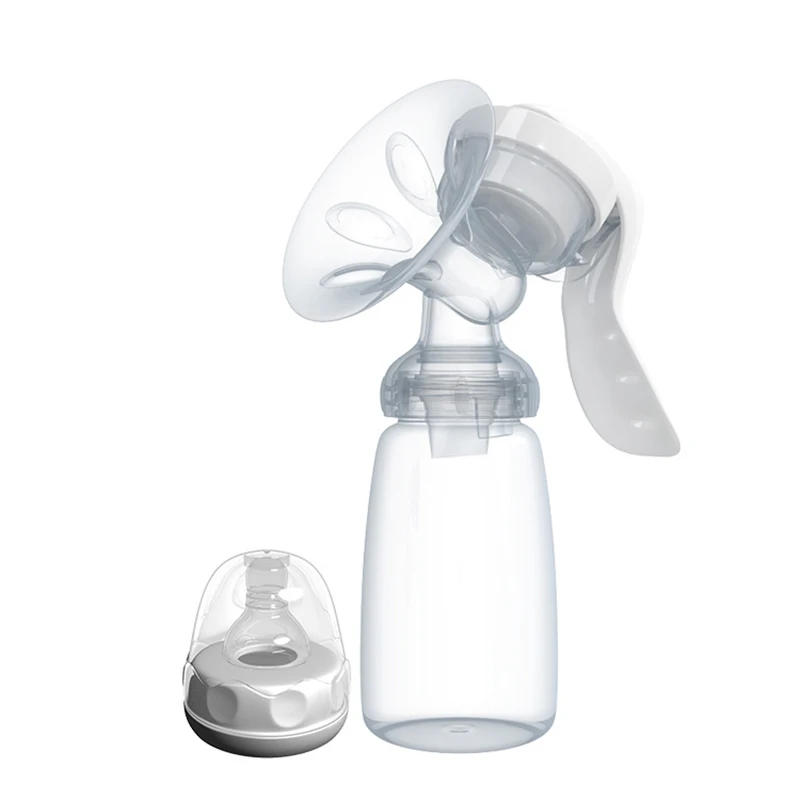 Manual-Breast-Pump-Powerful-Baby-Nipple-Suction-150ml-Feeding-Milk-Bottles-Breasts-Pumps-Bottle-Sucking-T0099