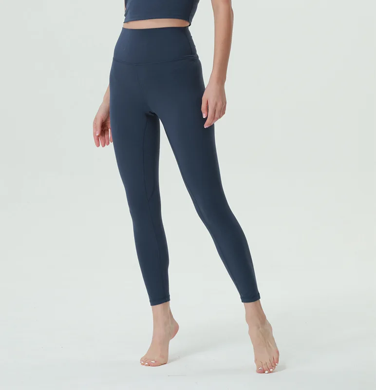 

Fitness Running Street 2021 Yoga Pants Women Tight Sports Gym Workout Leggings Basic Seam Elastic Waist Stretch Trousers