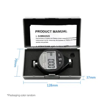 

Digital Shore Hardness Meter Durometer Digital Hardness Tester Shore 0-100H A/C For Plastic Leather Rubber Multi-resin
