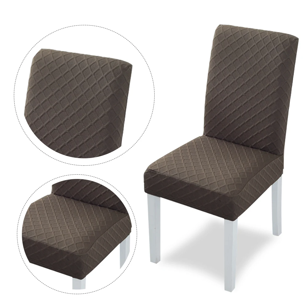 Эластичный чехол из спандекса, однотонный чехол на стул для столовой, свадьбы, банкета, защита мебели, домашний декор