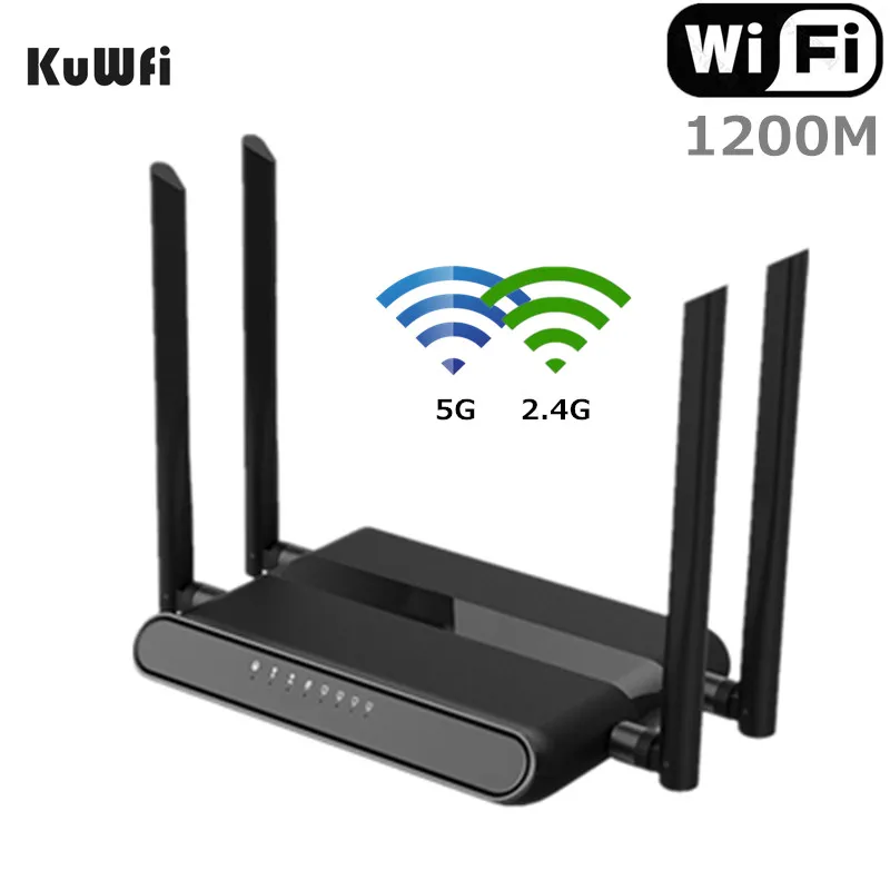 KuWFi 1200 Мбит/с WiFi роутер двухдиапазонный гигабитный беспроводной Интернет роутер AC1200 высокоскоростной роутер с USB 2,0 & SD картой для дома KuWFi 1200 Мбит/с WiFi роутер двухдиапазонный гигабитный беспроводной Интернет роутер AC1200 высокоскоростной роутер с USB 2,0 & SD картой для дома