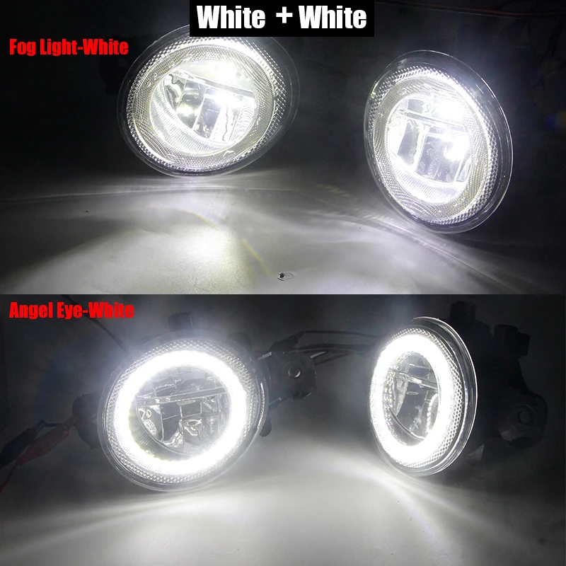 2 X Angel Eye Nebelscheinwerfer Montage Für Nissan Maxima 2006 2014 Auto  Rechts + Links LED Linse Nebelscheinwerfer DRL 12V Von 38,1 €