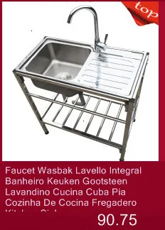 Banheiro Evier встроенный портативный диссипадор Lavello кран Afwasbak Lavabo De Cocina Fregadero Cuba Pia Cozinha кухонная раковина