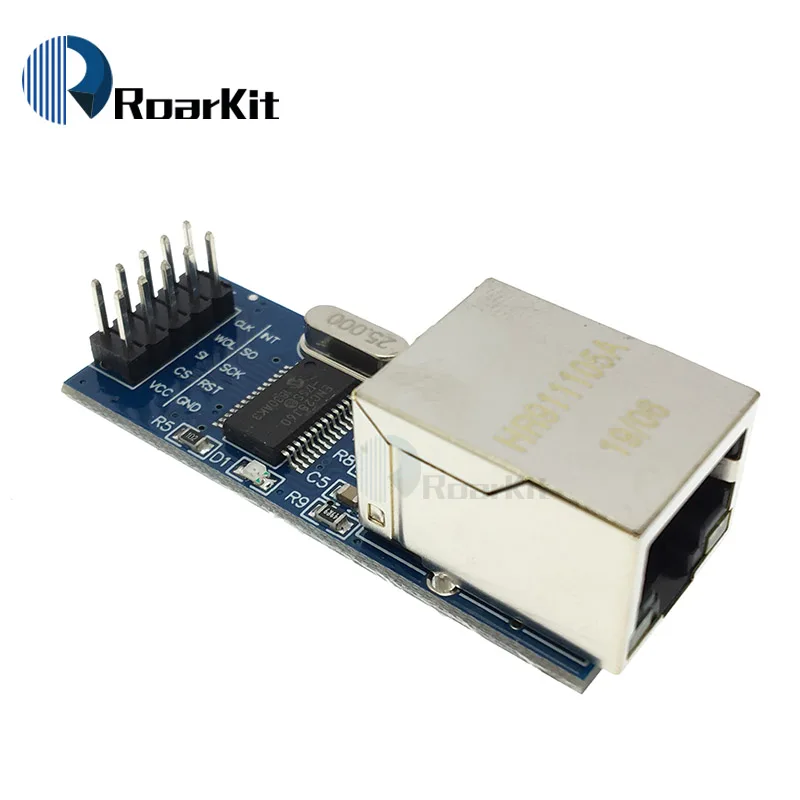 Бесплатная доставка Мини модуль локальной сети ENC28J60 для Arduino 51 AVR SPI PIC STM32 LPC