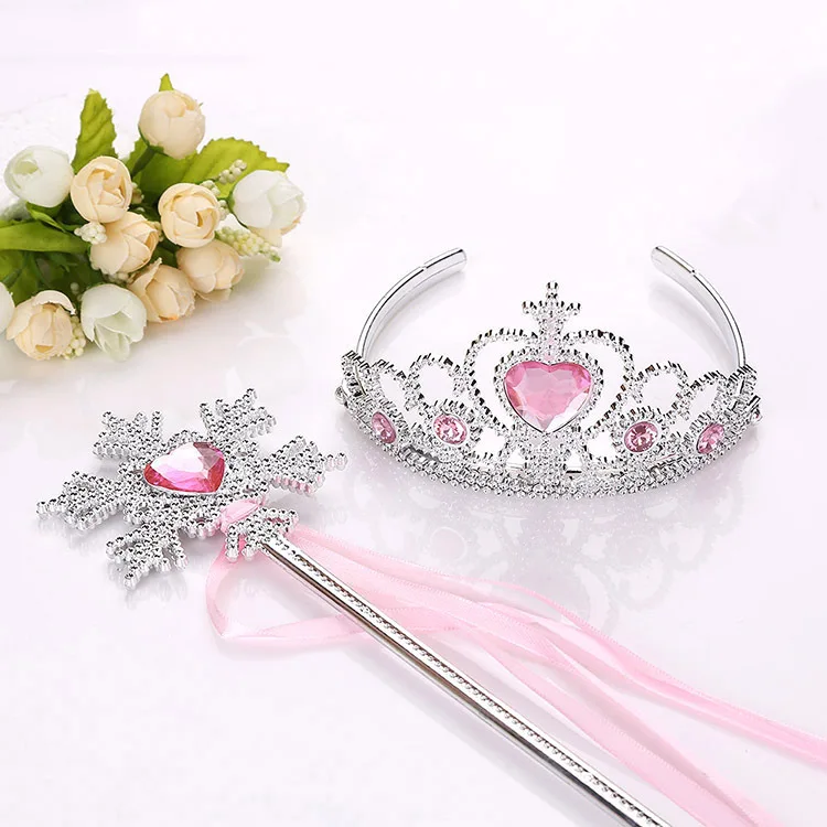 New Girls Princess Crown Hair Accessories Bridal Crown Crystal Diamond Tiara Hoop Headband Hair Bands For Kids Party Hairbands baby accessories bag	