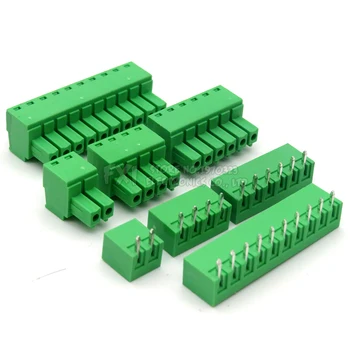 

5pair 15EDG 3.81mm KF2EDG PCB Screw Terminal Block Connector Plug-Pin Straight Needle Pitch Header Socket 2/3/4/5/6/7/8/9/10/12