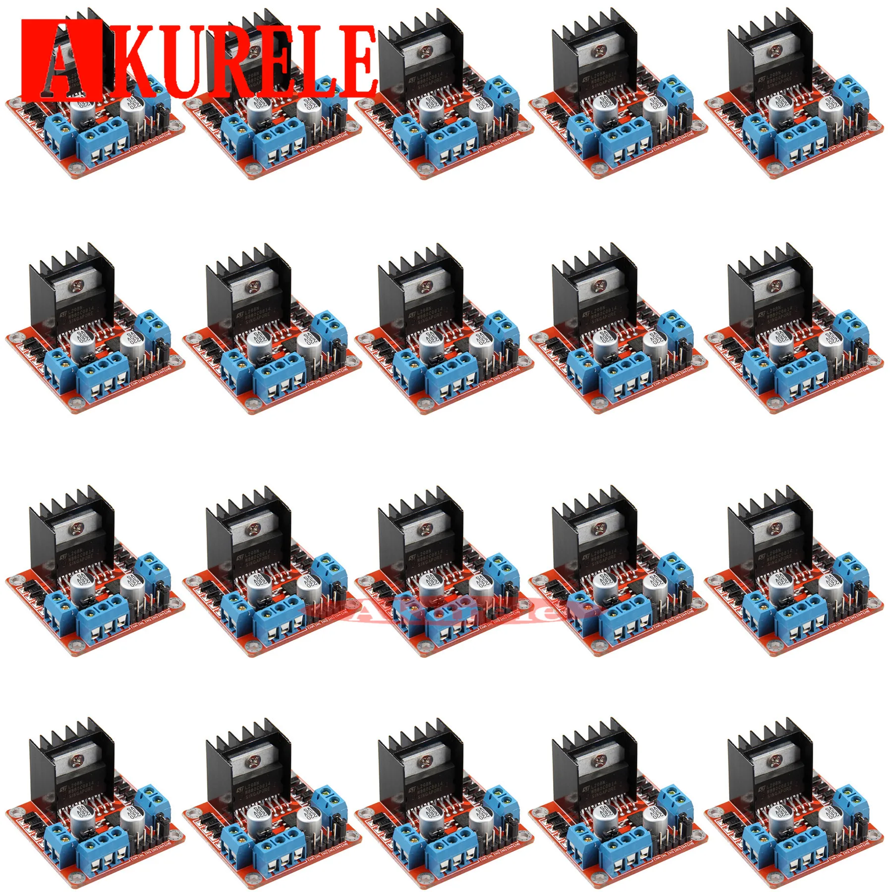 Модуль платы управления двигателем L298N L298 для arduino шаговый двигатель умный