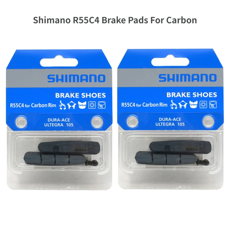 Shimano R55C4 Brake Pads For Cartridge Brake Shoe For Carbon Rim Pad Material 1 Pair