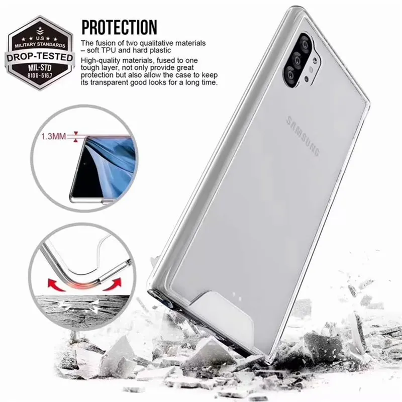 

Space Anti-knock Acrylic Case For Samsung Galaxy Note 10 9 8 S8 S9 S10 Plus S10e A10 A20 A30 A40 A50 A60 A70 A80 A90 M20 M30 M10