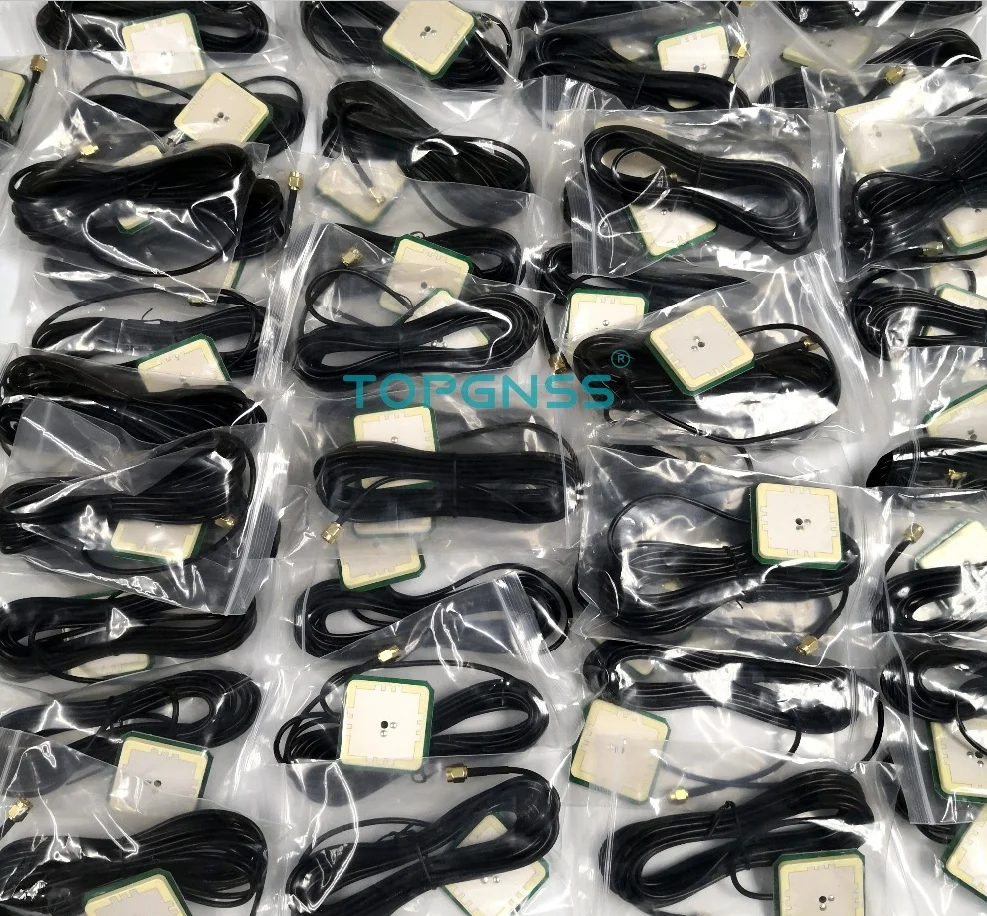 SMA интерфейс двойной точки подачи с высоким коэффициентом усиления 38 дБ gps+ Beidou RTK дифференциальная антенна