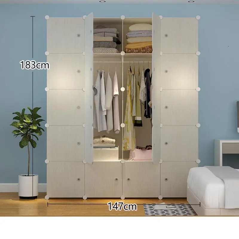 Guardaroba Ropero комод для Armario Armoire Rangement шкаф для хранения Mueble De Dormitorio мебель для спальни шкаф - Color: Version AI