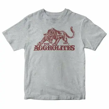 

The Aggrolites Aggropanther Grey T Shirt Reggae Pirates Press Records