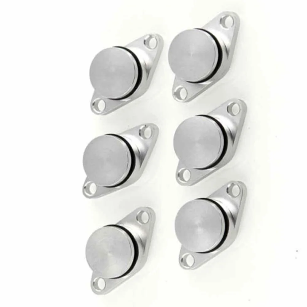 

6pcs Set 22mm Diesel Swirl Flap Blanks Repair Delete With Intake Gaskets For BMW