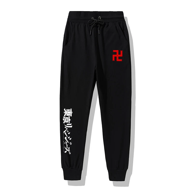 2021 New Tokyo Avengers Printed sweat pants Anime Pants mens joggers cotton cozy tracksuit hip hop swearpants 90s streetwear sports pants for men