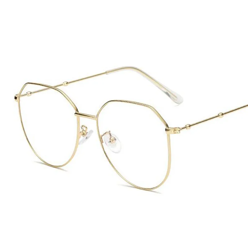 Metal Irregular Polygon Myopia Eyeglasses Women Men Prescription Spectacles Eyewear -0.5 -0.75 -1 -1.25 -1.5 -2 -2.5 -3 -3.5 -4 4