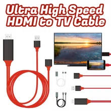 Ультра высокая скорость HDMI на телевизионный кабель HDMI кабель подходит для всех мобильных телефонов PI669