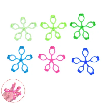 

Finger Resistance Bands Yoga Exercisers Stretcher Finger Grip Exerciser Hand Grip Trainer for Relieve Pain Injury Rehabilitation