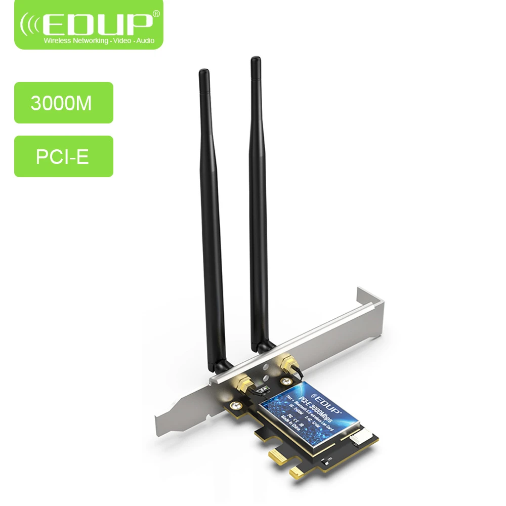 Edup 802 11ax Wifi 6 3000 150mbps の無線 Lan カードインテル Ax0 デュアルバンドワイヤレスネットワークアダプタ Bluetooth 5 0 無線 Lan 受信機 ネットワークカード Aliexpress Edup 802 11ax Wifi 6 3000 150mbps の無線 Lan カードインテル Ax0 デュアルバンドワイヤレスネットワークアダプタ Bluetooth 5 0 無線 Lan 受信機 ネットワークカード Aliexpress