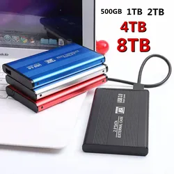 HDD Externe 8 TO Disque SSD 4 TO Périphérique De Stockage Disque dur 2 TO Ordinateur Portable USB3.0 ssd Disque Dur Mobile dysk SSD 