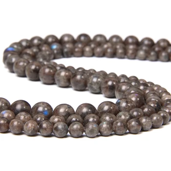 

High quality 100% Natural Coffee color Labradorite Round Rare mineral Stone Beads For Jewelry Making DIY Bracelets Necklaces