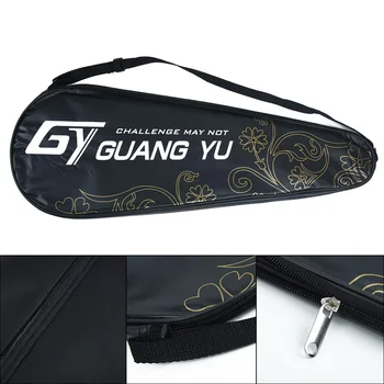 

Black Badminton Bag Waterproof Racket Carry Squash Racquet Single shoulder Wear resistant Nylon