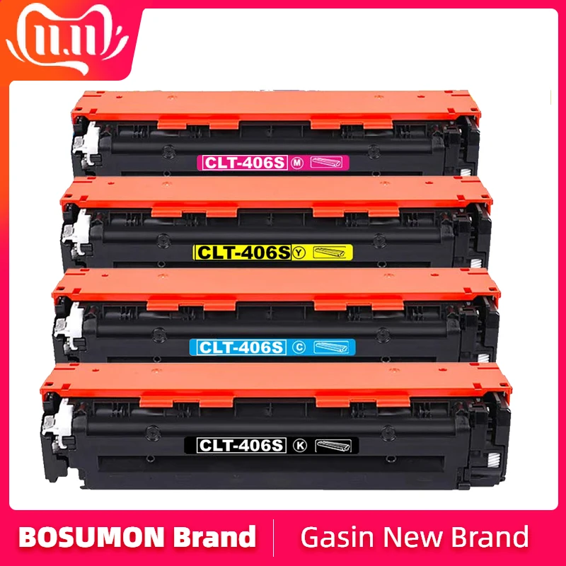 Bosumon Toner Cartridges For Samsung CLT-K406S C406S M406S Y406S 406S CLP-365W CLX-3305FW Xpress C410W C460FW | Компьютеры и офис