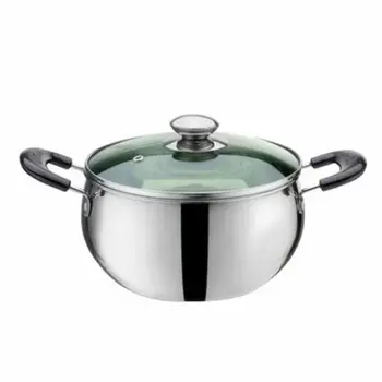 

Baby Food Supplement Pot Household Soup Pot Milk Pot Porridge Cooking Noodles Stainless Steel Thick Non-stick Cooker Gas Stove