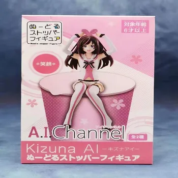 

SAO Anime Sword Art Online Kizuna AI Sitting Ver. Swimsuit PVC 13CM Action Figure Desktop Decoration Model Noodle Stopper Toy
