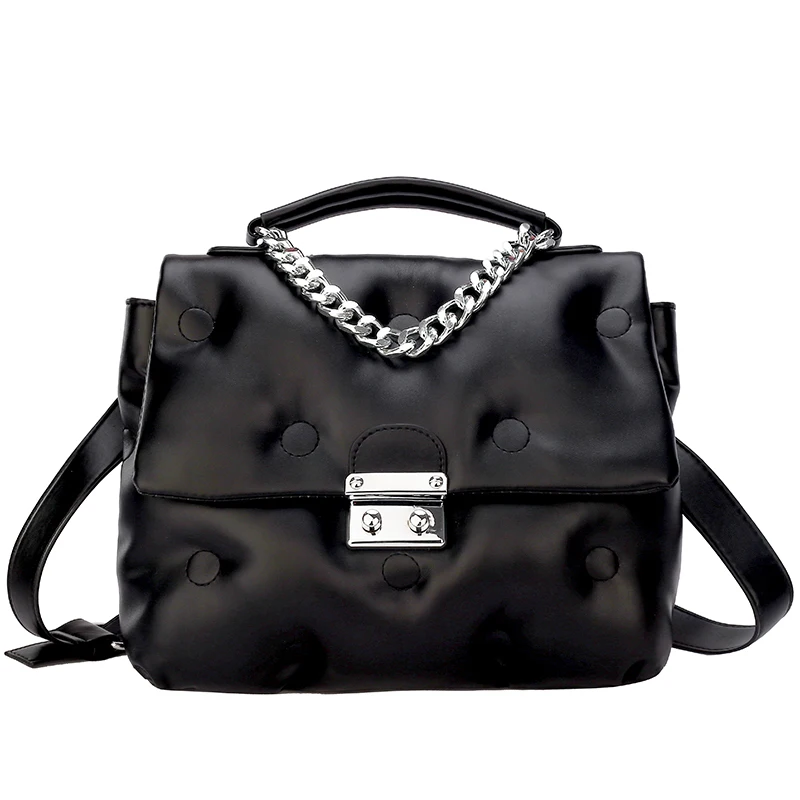 с доставкой 2021Winter Retro Women's Shoulder padded quilted Bag luxury designer handbag Shopper Bags Space Pad Cotton Female