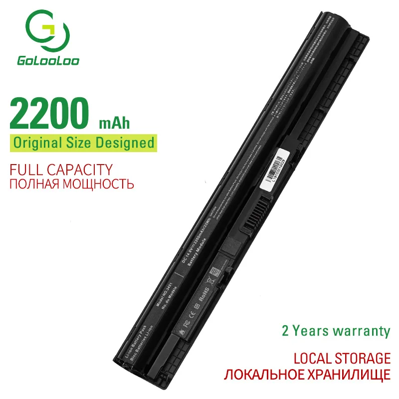 Аккумулятор для ноутбука K185W M5Y1K 14 8 в 40 Вт/ч DELL Vostro 3451 3458 3551 3558 V3458 V3451 N3558 N5558 WKRJ2 GXVJ3