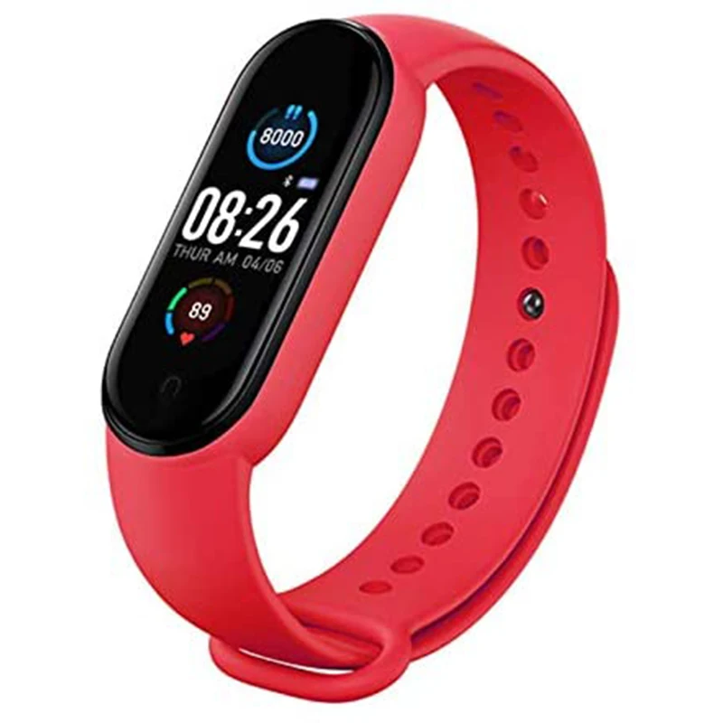 M5 Smart Bracelet Multifunctiona lBand Heart Rate Fitness Tracker Smartband Waterproof Wristband Bluetooth 5 Smart Watch Devices 