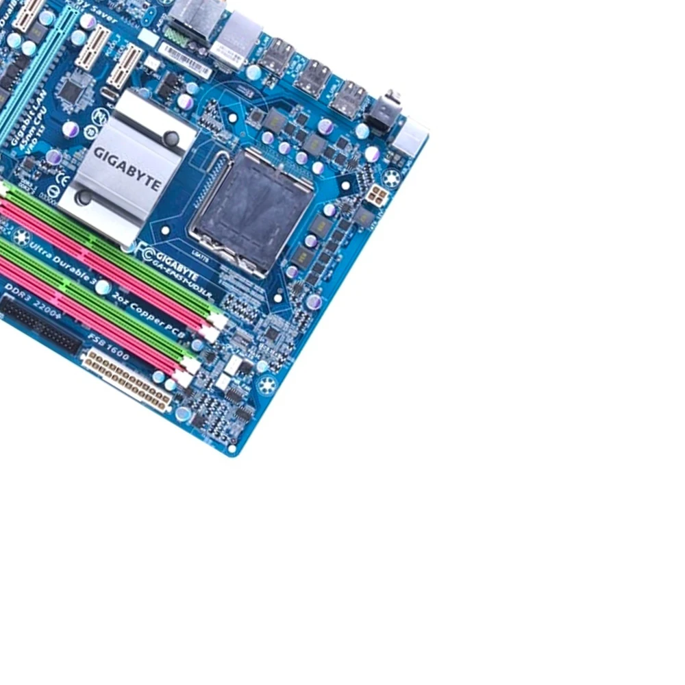 Gigabyte GA-EP45-DS3L рабочего Материнская плата EP45-DS3L P45 LGA 775 Core 2 DDR2 8 Гб SATA2 USB2.0 блок питания ATX