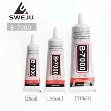 25 мл B7000 Водонепроницаемый Жидкий клей сильный мобильный экран клей костюм для одежды кожа ювелирные изделия креативные канцелярские принадлежности