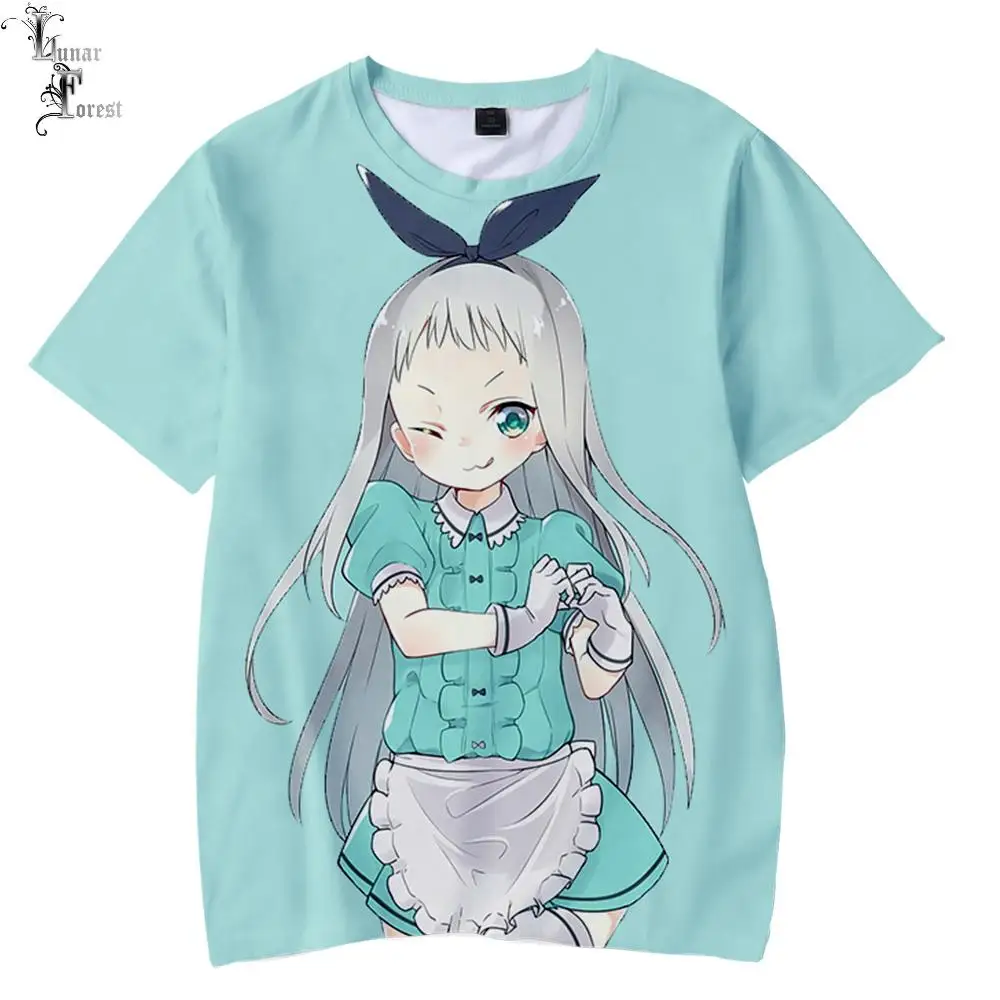 Blend S 3D Printing T-shirt Summer Fashion Round Neck Short Sleeve Popular Japanese Anime Streetwear Plus Size