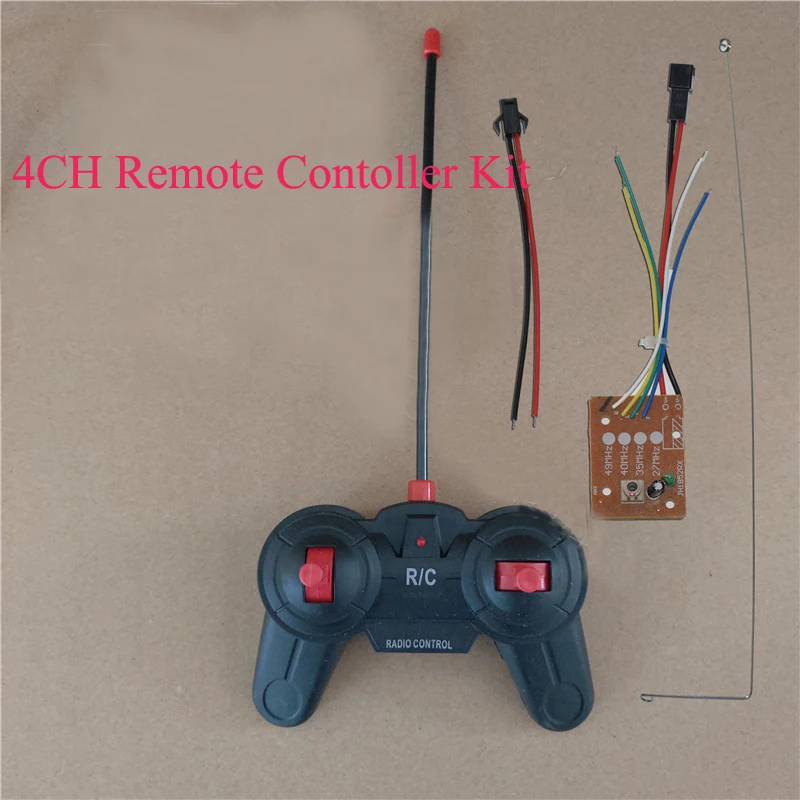1 Набор DIY игрушечная Автомобильная Лодка Радио система 4CH 27 МГц пульт