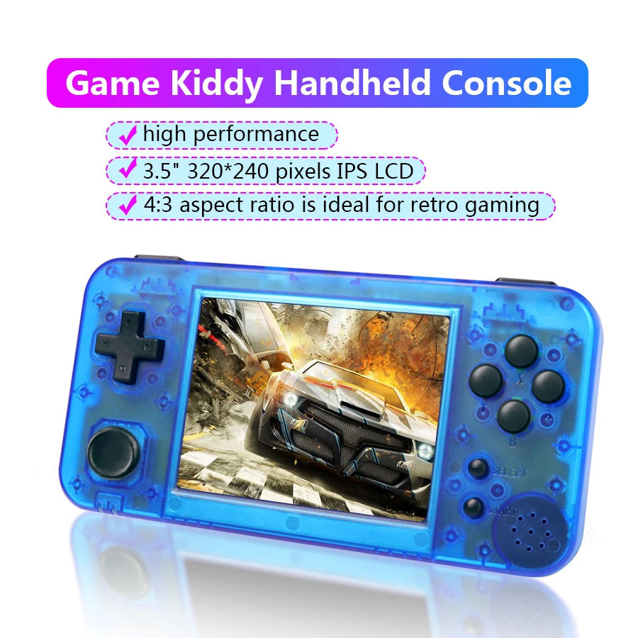 GKD350H GameKiddy RG350H Ретро игровая консоль 3 5 дюймов IPS экран портативная 350H игровой