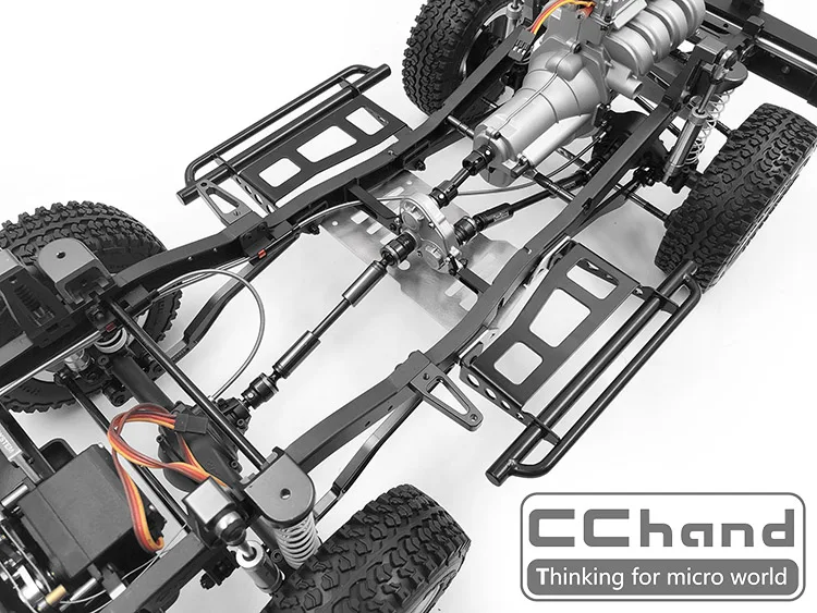 Запчасти для RC металлическая боковая педаль для Capo sixer 1:6 самурайский Радиоуправляемый автомобиль опция запасная