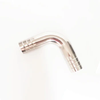 

3" 76mm OD Hose Barb 304 Stainless Steel Sanitary 90 Degree Elbow Pipe Fitting For Home Brew Homebrew Wine Beer Brewing