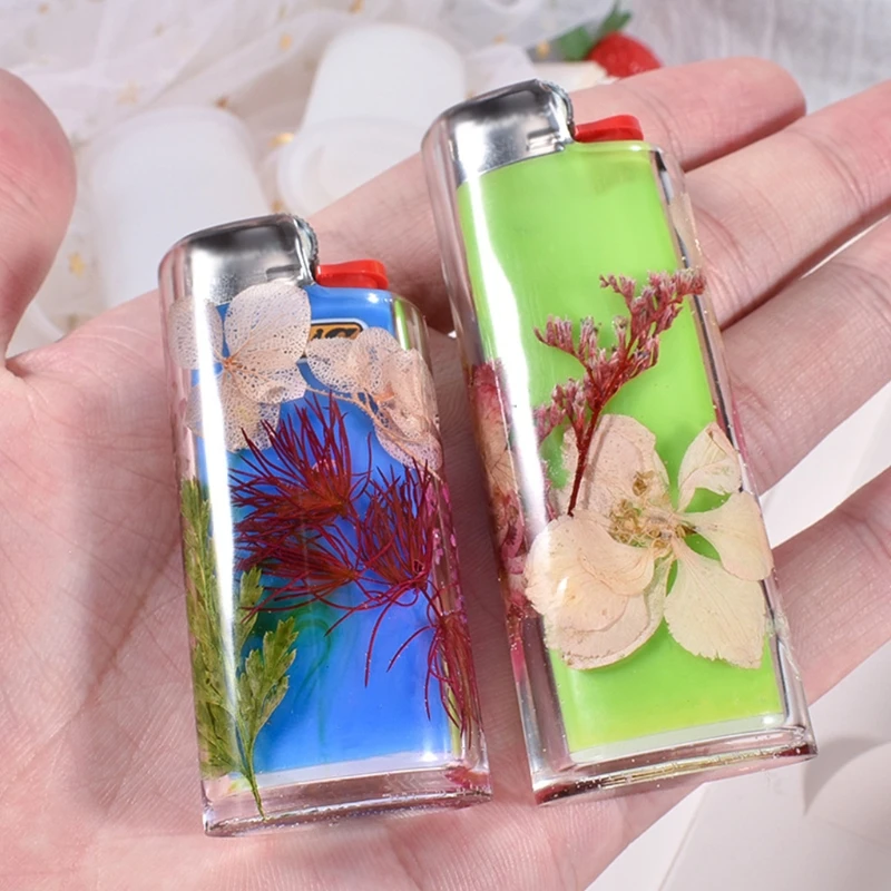 Cigarette Lighter Cover Silicone Mold Cigar Lighter Protective Case Epoxy Resin Mold DIY Art Crafts Tool For J5/J3/J6