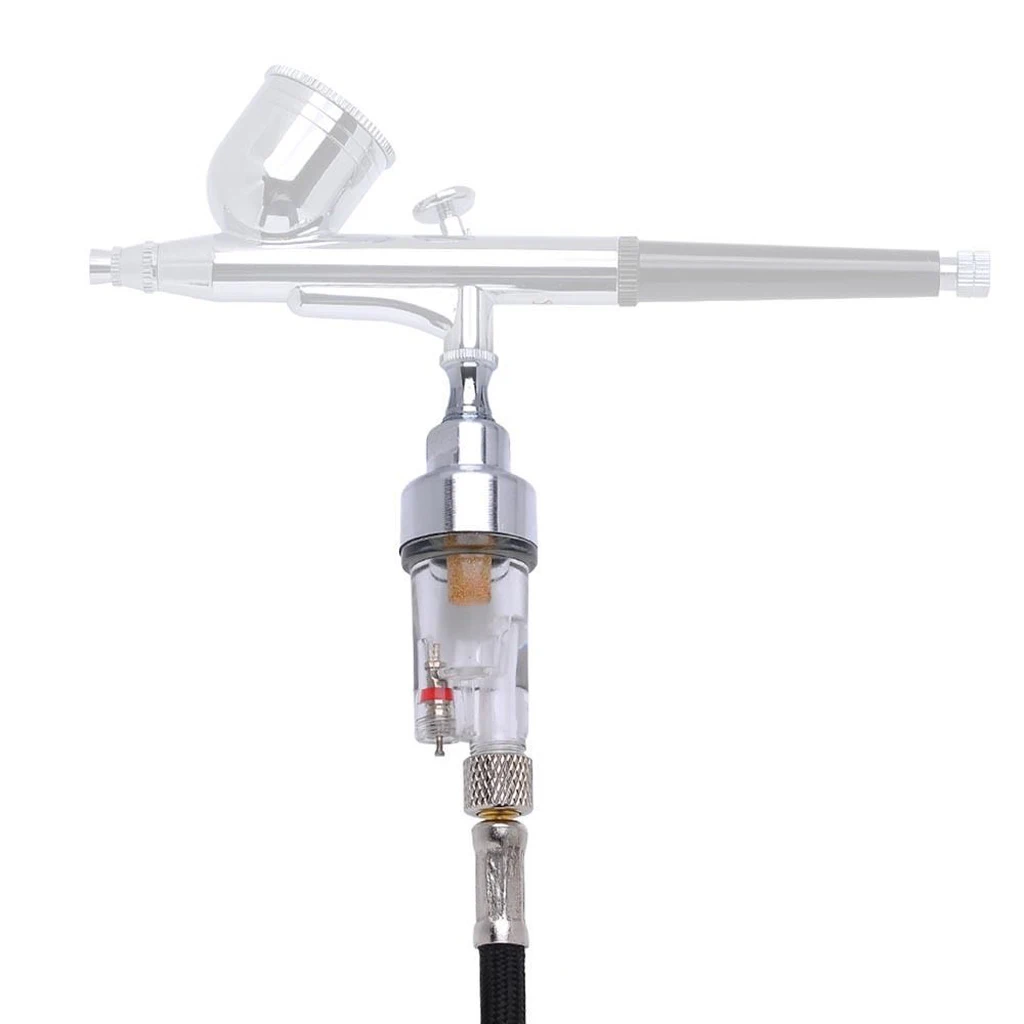 Mini Air Spray Airbrush Pen Filter Moisture Water Trap Spray 1/8
