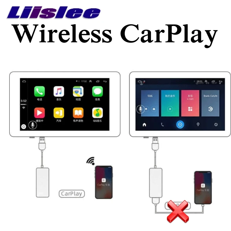 Liislee Wireless CarPlay Adapter Dongle Box auto connect Touch Screen Phone Car Radio By Head Unit For Safe Driving Control 3