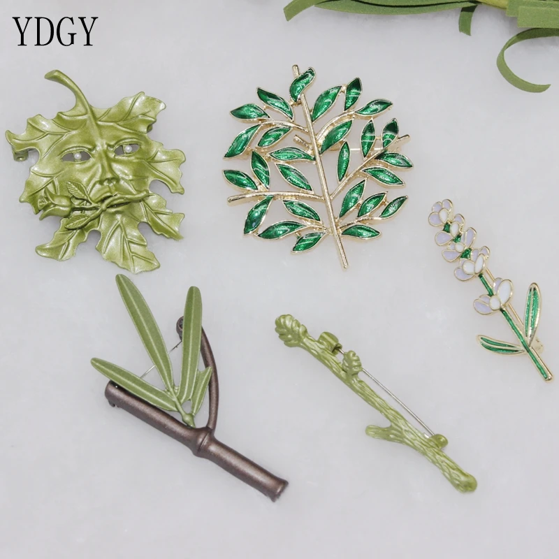 Новая свежая и Прекрасная зеленая эмалированная брошь Ydgy изысканный праздничный
