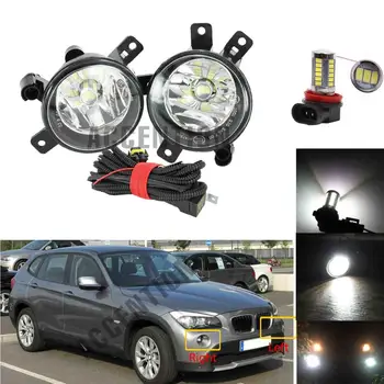 

LED Car-Styling Front LED Fog Light Fog Lamp Car LED For BMW E84 X1 2009 2010 2011 2012 2013 2014 2015