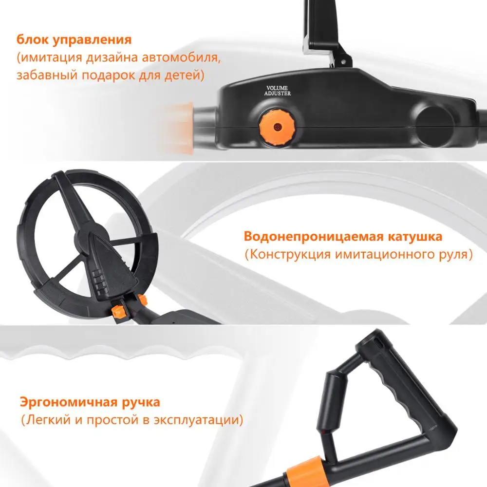 Goede MD 1008A Underground Metal Detector Draagbare Handheld Kids Gift Toy Treasure Hunter Gold Digger Tracker MD1008A Waterdicht