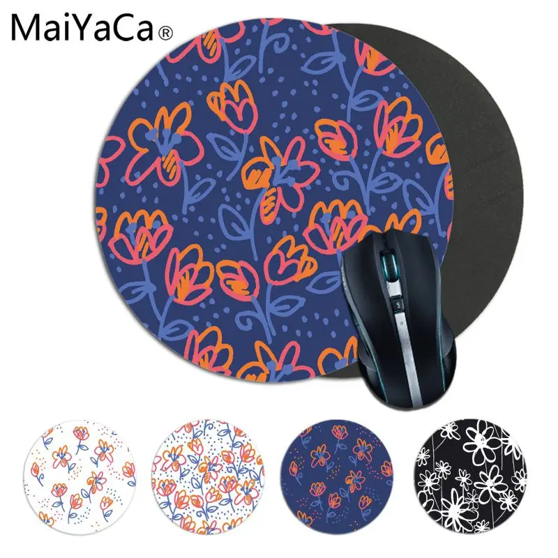 

MaiYaCa Hot Sales Abstract flowers doodle Unique Desktop Pad Game Mousepad Top Selling Wholesale Gaming Pad mouse
