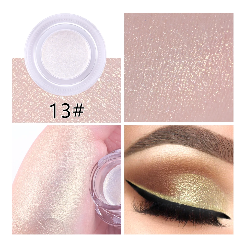 Блеск теней для век Золото Shimmer Brighten Eye Contour макияж тени для век Крем против пигментации для выделения теней для глаз Косметика MISS ROSE