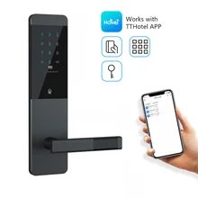

Bluetooth Wooden Door Smart Door Lock House Apartment Office Hotel Gate Electric Lock With TTlock Online Management System